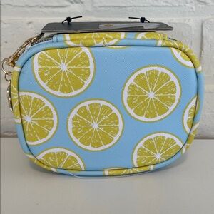 NWT Dabney Lee Lemon Slice Zip Around Pouch